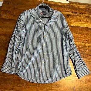 Chaps Dress Shirt Striped